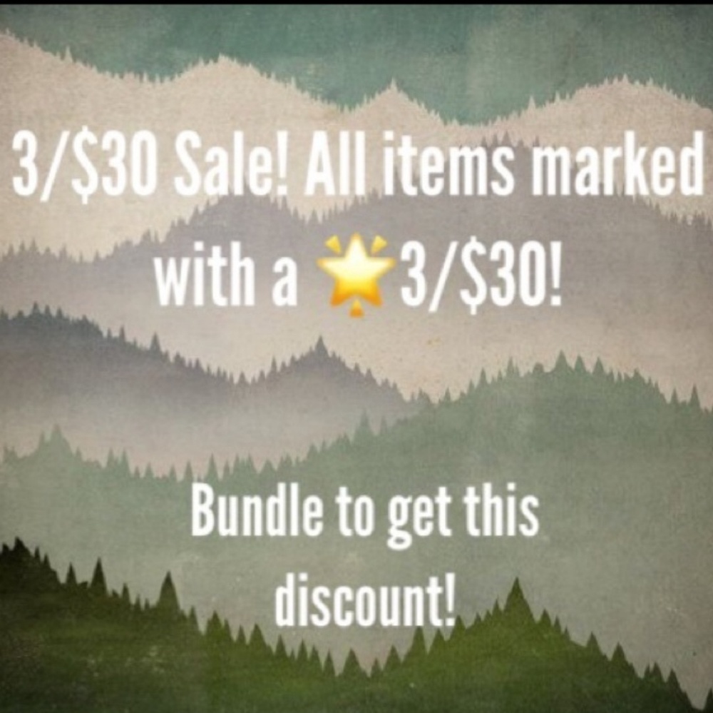 🌟3/$30 Bundles 🌟
